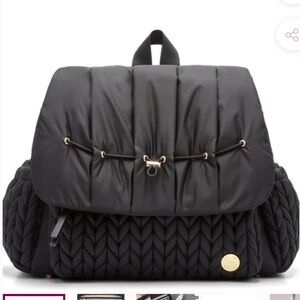 Happ Levy black diaper bag